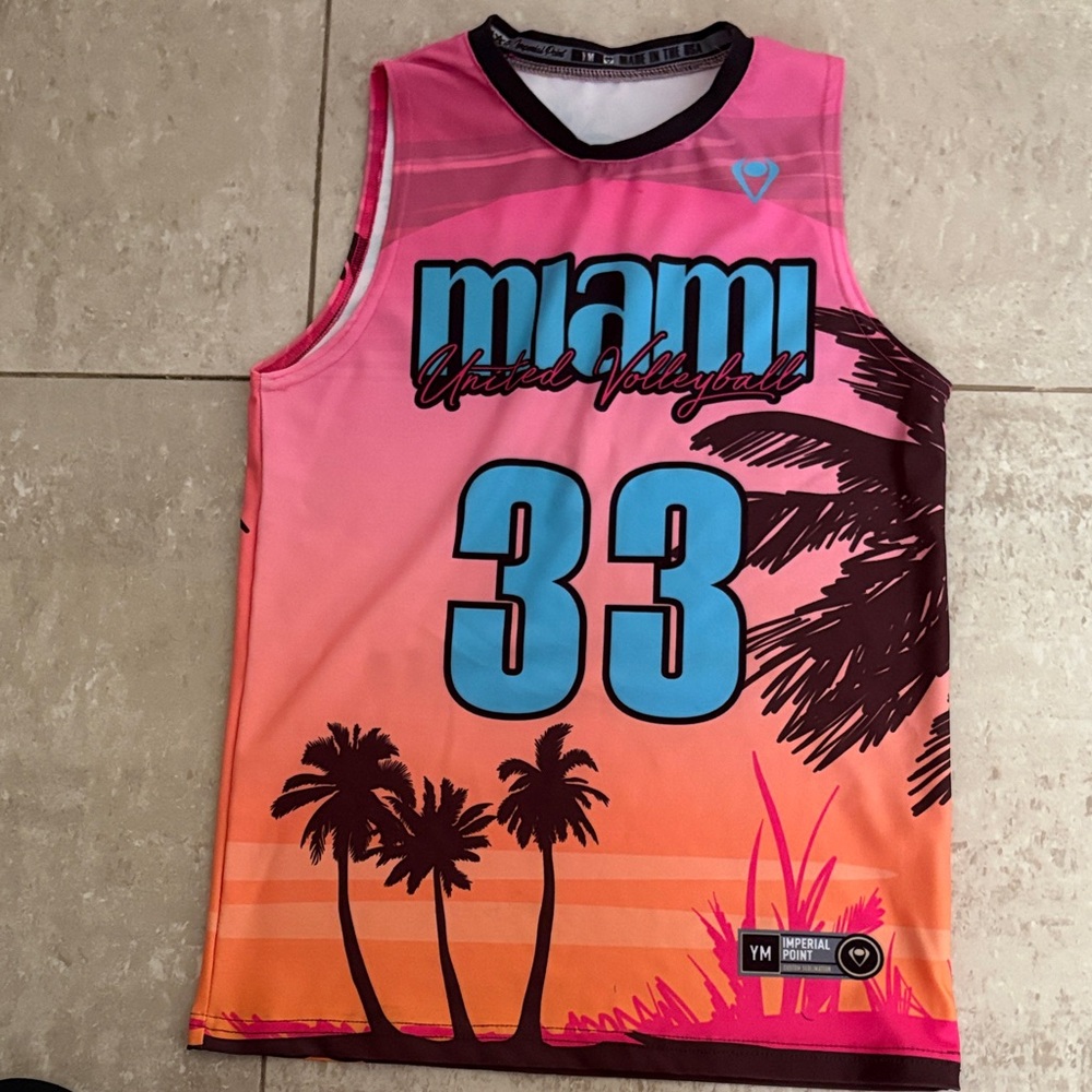 Miami Volleyball Sleeveless Jersey